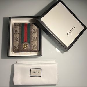 Authentic Gucci Men’s Ophidia GG Wallet - Excellent Condition with Original Box